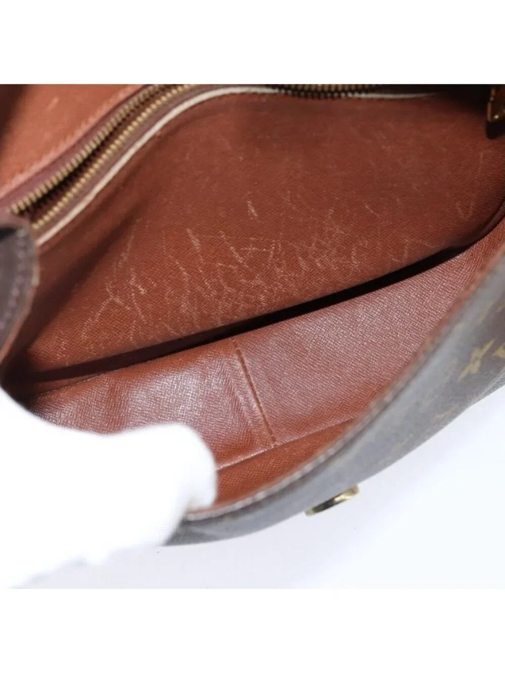 Authentic LOUIS VUITTON Monogram Saint Cloud GM Shoulder Bag M51242 LV - Picture 3 of 16